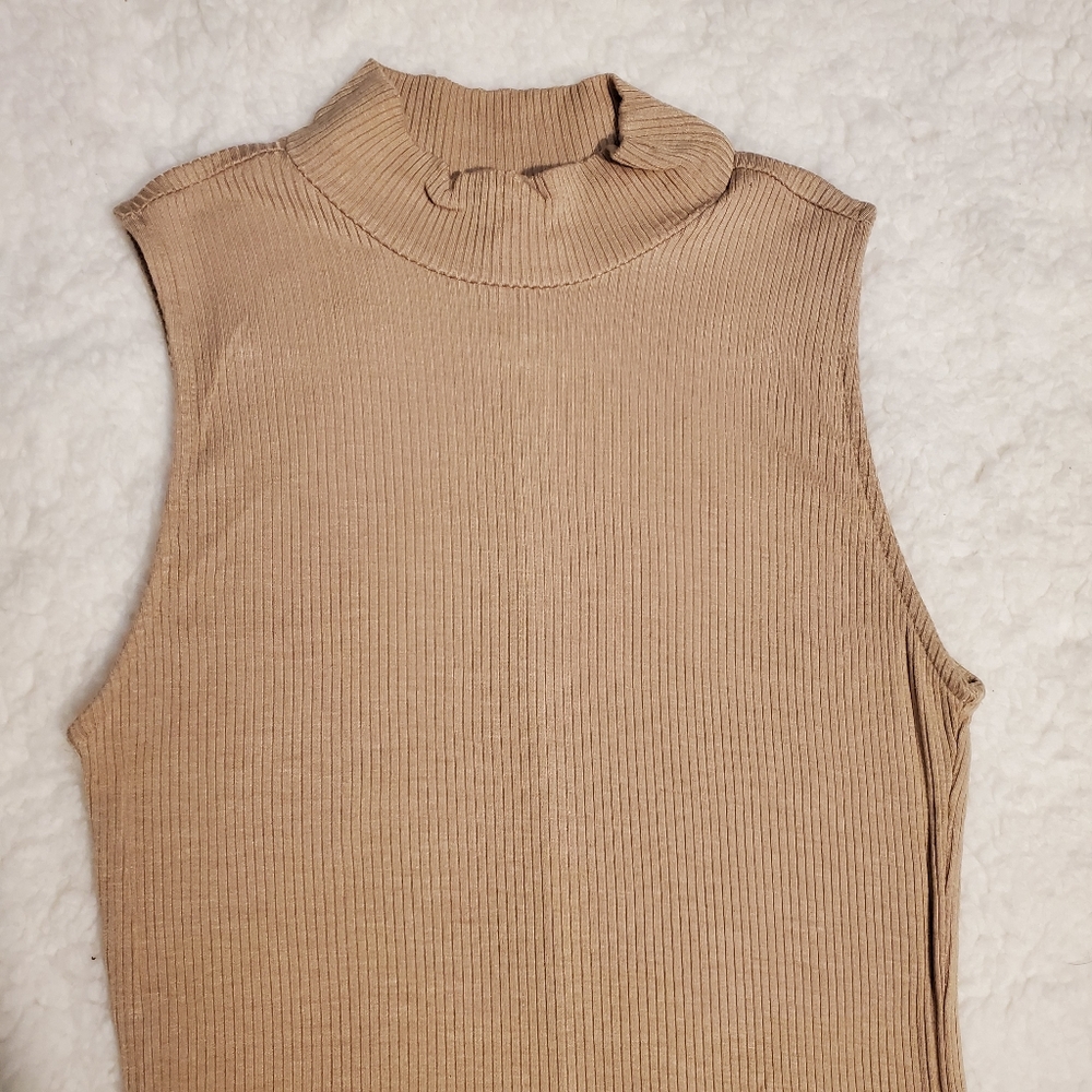 RIBBED MIDI DRESS - Picture 3 of 6